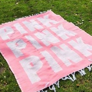 Pink Victoria’s Secret Beach Blanket